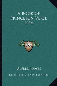 portada a book of princeton verse 1916