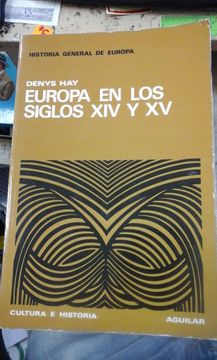 portada Europa en los Siglos x i v y x v