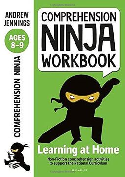 portada Comprehension Ninja Workbook for Ages 8-9: Comprehension Activities to Support the National Curriculum at Home (in English)