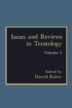 portada Issues and Reviews in Teratology: Volume 5 (en Inglés)