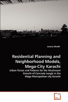 portada residential planning and neighborhood models, mega-city karachi