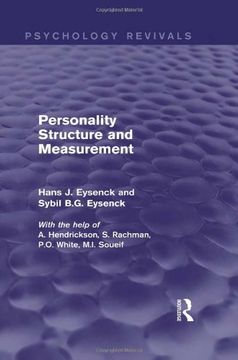 portada Personality Structure and Measurement (Psychology Revivals)