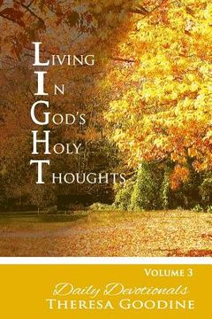 portada Living In God's Holy Thoughts, Devotional (en Inglés)