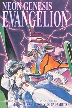 portada Neon Genesis Evangelion 3-In-1 Edition, Vol. 1: Includes Vols. 1, 2 & 3 (en Inglés)