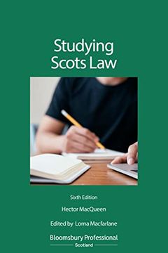 portada Studying Scots Law (en Inglés)