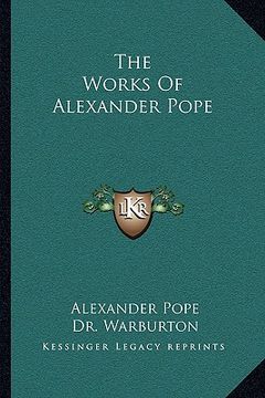 portada the works of alexander pope (en Inglés)