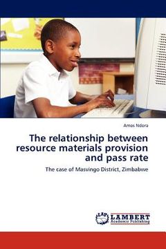 portada the relationship between resource materials provision and pass rate (en Inglés)