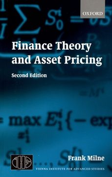 portada Finance Theory and Asset Pricing (Vienna Institute for Advanced Studies) (in English)