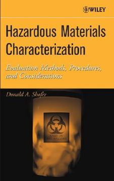 portada hazardous materials characterization: evaluation methods, procedures, and considerations