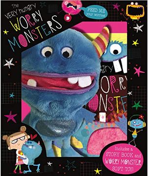 portada The Very Hungry Worry Monster Plush and Book box set (en Inglés)