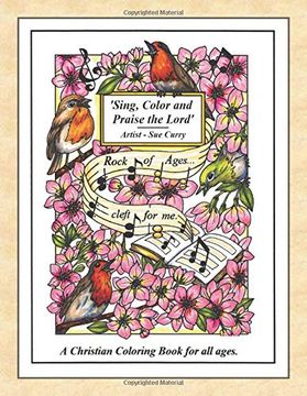 portada Sing, Color and Praise the Lord: A Christian Coloring Book for all Ages (in English)