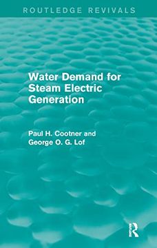 portada Water Demand for Steam Electric Generation (Routledge Revivals)