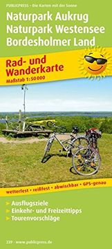 portada Rad- und Wanderkarte Naturpark Aukrug - Naturpark Westensee - Bordesholmer Land: Mit Ausflugszielen, Einkehr- und Freizeittipps, Wetterfest, Reissfest, Abwischbar, Gps-Genau (in German)