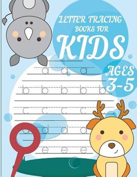 portada Letter tracing books for kids ages 3-5: letter tracing preschool, letter tracing, letter tracing preschool, letter tracing preschool, letter tracing w (en Inglés)