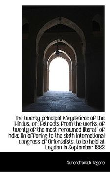 portada the twenty principal k vyak ras of the hindus, or, extracts from the works of twenty of the most ren (en Inglés)