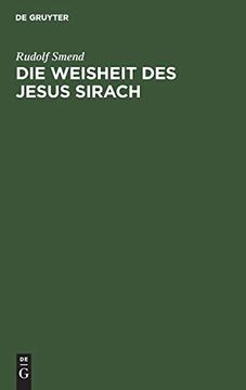 portada Die Weisheit des Jesus Sirach (en Alemán)