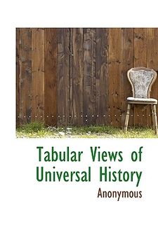 portada tabular views of universal history (en Inglés)