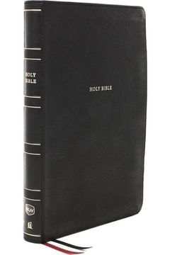 portada Nkjv, Thinline Reference Bible, Leathersoft, Black, red Letter, Comfort Print: Holy Bible, new King James Version (en Inglés)