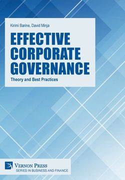 portada Effective Corporate Governance: Theory and Best Practices (en Inglés)
