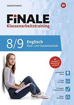 portada Finale Klassenarbeitstraining für die Real- und Gesamtschule: Englisch 8 / 9 mit Online-Hördateien