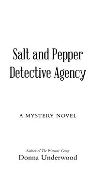 portada Salt and Pepper Detective Agency: A Mystery Novel (en Inglés)
