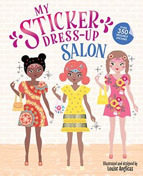 portada My Sticker Dress-Up: Salon: Awesome Activity Book With 350+ Stickers for Unlimited Possibilities! (in English)