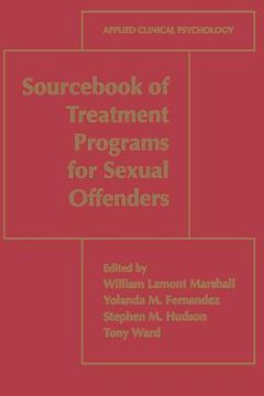 portada Sourcebook of Treatment Programs for Sexual Offenders (en Inglés)