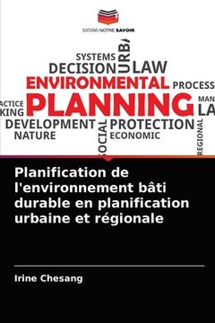 portada Planification de l'environnement bâti durable en planification urbaine et régionale (in French)