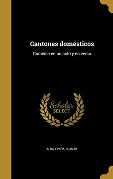portada Cantones Domésticos: Comedia en un Acto y en Verso