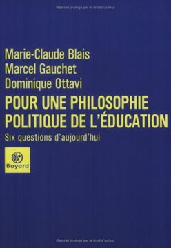 portada Pour une Philosophie Politique de L'éducation. Six Questions D'aujourd'hui