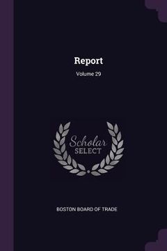 portada Report; Volume 29 (en Inglés)