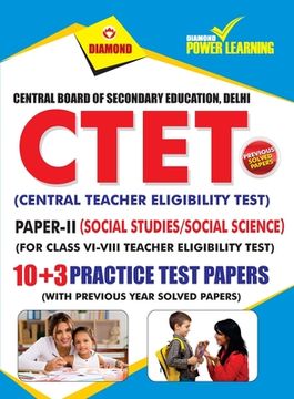 portada CTET Previous Year Solved Papers for Social Studies/Social Science in English Practice Test Papers (केंद्री& (in English)