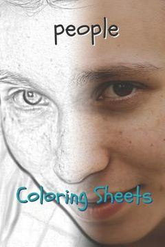 portada People Coloring Sheets: 30 People Drawings, Coloring Sheets Adults Relaxation, Coloring Book for Kids, for Girls, Volume 6 (en Inglés)