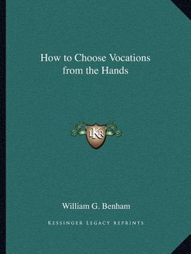 portada how to choose vocations from the hands (in English)