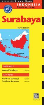 portada Surabaya Travel map Fourth Edition (Periplus Travel Maps) 