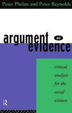 portada Argument and Evidence: Critical Analysis for the Social Sciences