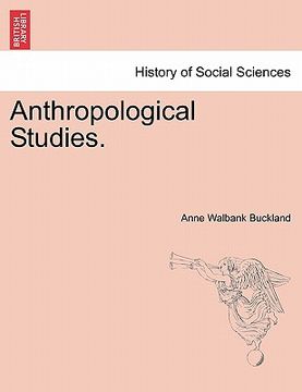 portada anthropological studies. (in English)
