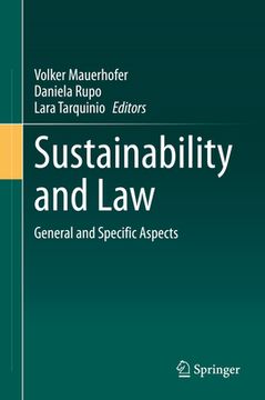 portada Sustainability and Law: General and Specific Aspects (en Inglés)