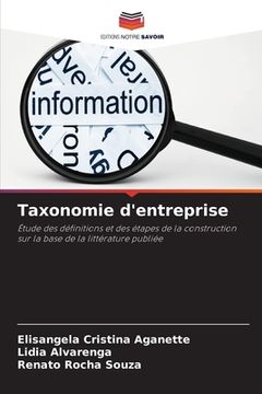 portada Taxonomie d'entreprise (in French)