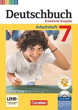 portada Deutschbuch - Erweiterte Ausgabe: 7. Schuljahr - Arbeitsheft mit Lösungen und Übungs-Cd-Rom (en Alemán)