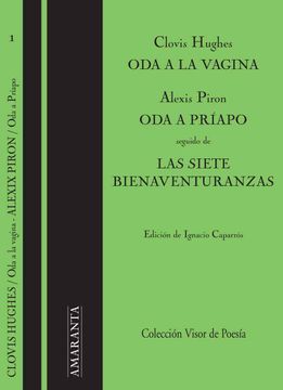 portada Oda a la Vagina; Oda a Príapo; Las Siete Bienaventuranzas (Amaranta) (in Spanish)