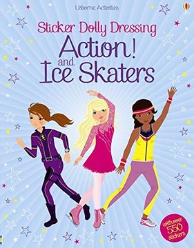 portada Sticker Dolly Dressing Action! & ice Skaters (en Inglés)