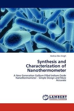 portada synthesis and characterization of nanothermometer (in English)