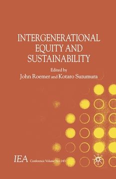 portada Intergenerational Equity and Sustainability (en Inglés)
