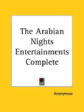 portada the arabian nights entertainments complete (in English)