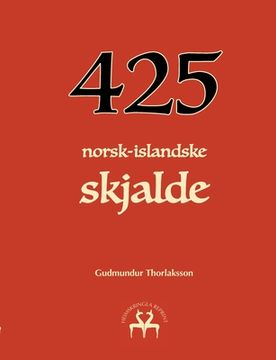 portada 425 norsk-islandske skjalde (en Danés)