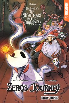 portada Disney Manga: Tim Burton'S the Nightmare Before Christmas ― Zero'S Journey Graphic Novel, Book 3 (3) (Zero'S Journey gn Series) (in English)