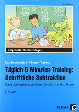 portada Tã¤Glich 5 Minuten Training: Schriftliche Subtraktion -Language: German (in German)
