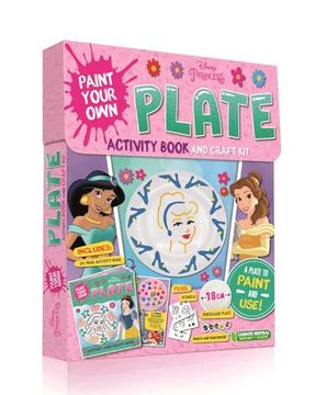 portada Disney Princess: Paint Your own Plate Activity Book and Craft kit