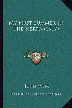 portada my first summer in the sierra (1917) (in English)